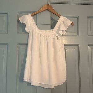 Cutest white boho chic top